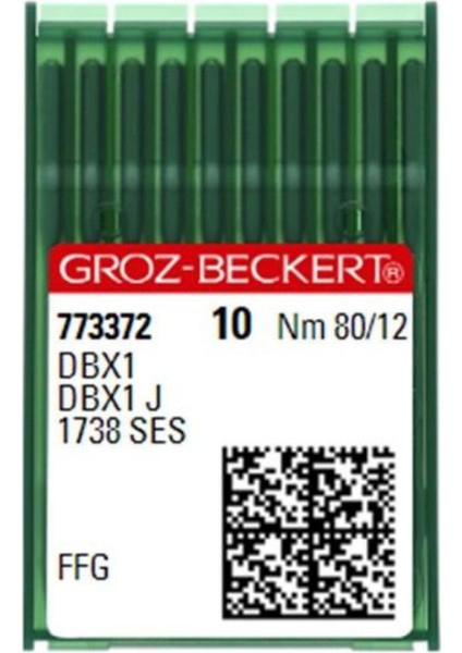 Dbx1 Düz Makina Iğnesi 12 No (10 Adet)