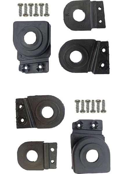Audi A6 2006 - 2009 Uyumlu Sağ ve Sol Tamir Kiti Set Plastik Ayak Set