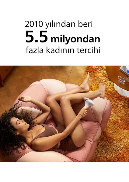 Lumea 2 Akıllı Başlıklı 250.000 Atım Premium Ipl Lazer Epilasyon Cihazı, Senseıq ile Ipl Tüy Alma Cihazı, Kablosuz Kullanım - LUCİOLE BEYAZ LAMBADER HEDİYE!