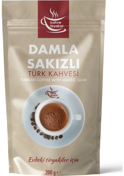 Damla Sakızlı Türk Kahvesi 200 gr Paket