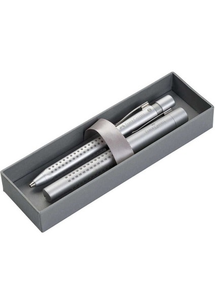Versatil Kalem ve Tükenmez Kalem Grip 2011 Set Gümüş