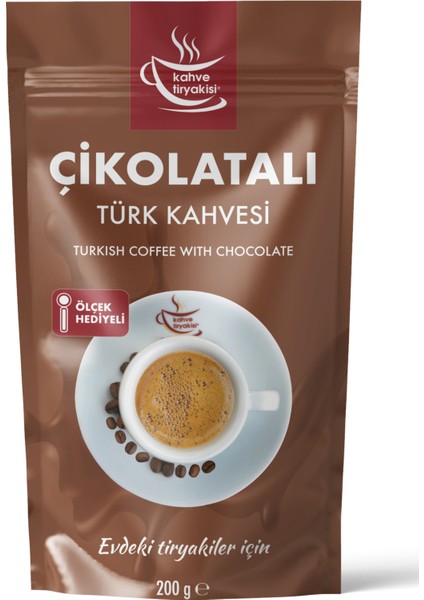 Çikolatalı Türk Kahvesi 200 gr Paket