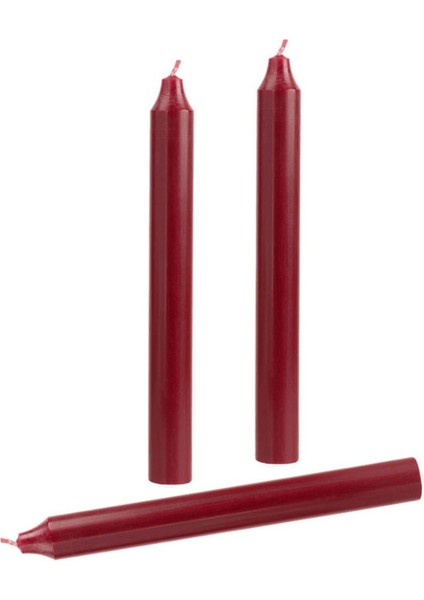 20 Lı Bakkal Mum Bordo