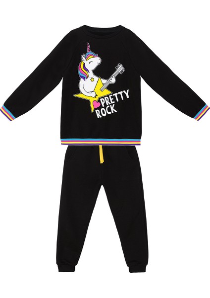 Rock Unicorn Kız Çocuk Eşofman Takım modelleri