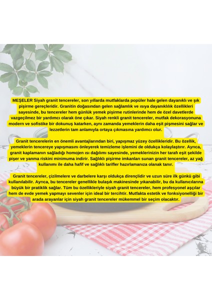 Granit Tencere Derin Siyah- Inox fırsatları
