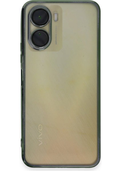 Vivo Y16 Kılıf Razer Lensli Silikon - Yeşil 13