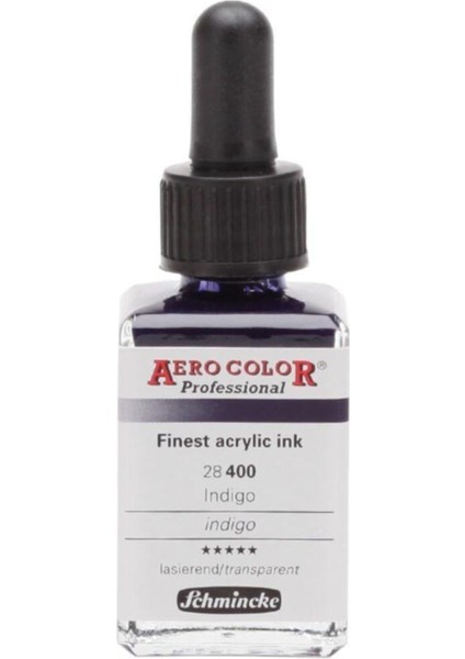 Aero Color Airbrush Akrilik Mürekkep 28 ml 400 Indigo