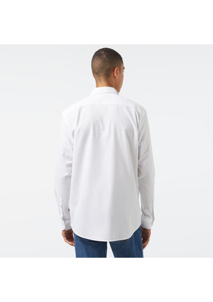 Erkek Beyaz Classıc Fıt Uzun Kollu Gömlek WE45502T.1BW fiyatları