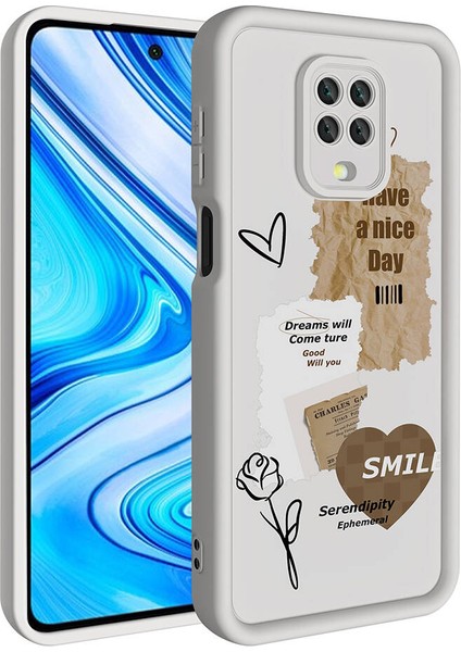 Xiaomi Redmi Note 9s Kılıf Kamera Korumalı Baskılı Arka Yüzey Klas Kapak