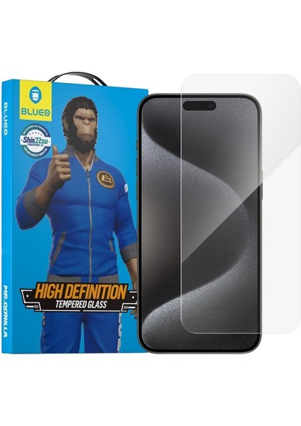 iPhone 14 Pro Full Cover Glass HD Cam Ekran Koruyucu