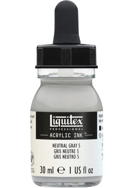 Professional Akrilik Mürekkep 30 ml Neutral Gray 5 599
