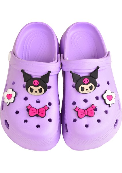 Moda Onn Kuromi Genç Kız Çocuk Taban Süslü Terlik Sandalet