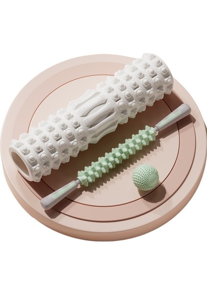 Yoga Masaj Çubuğu, Topuz Masaj Silindiri, Zayıflamayan Baldır Kas Gevşetme Artefakt Silindiri, Uyluk Yuvarlama Langya Çubuğu (Yurt Dışından)