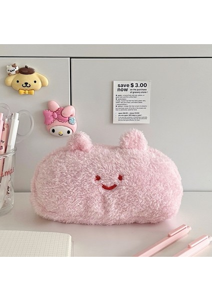 Naihuhu Peluş Kalem Çantası, Sevimli, Güzel Görünümlü, Çok Işlevli, Büyük Kapasiteli Saklama Çantası (Yurt Dışından)