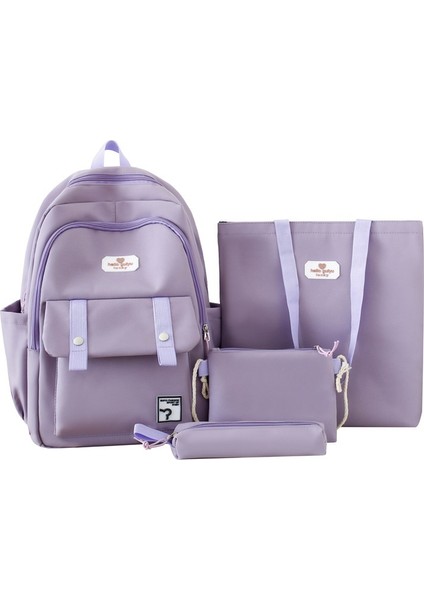 Ortaokul Öğrencileri Için Güzel Görünümlü, Hafif, Çok Parçalı, Büyük Kapasiteli Sırt Çantası (Yurt Dışından)