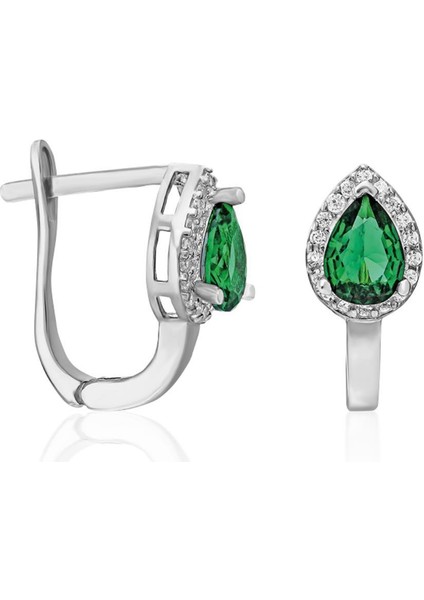 Yeşil Damlalı Taş Küpe fiyatları