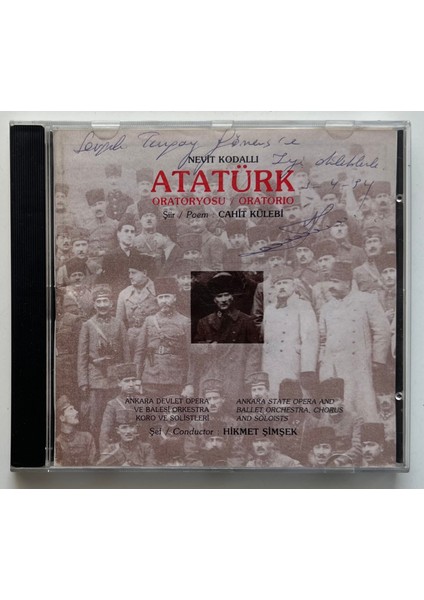 Nevit Kodallı Atatürk Oratoryosu / Oratorio CD (Orjnal Dönem Baskı Cd)