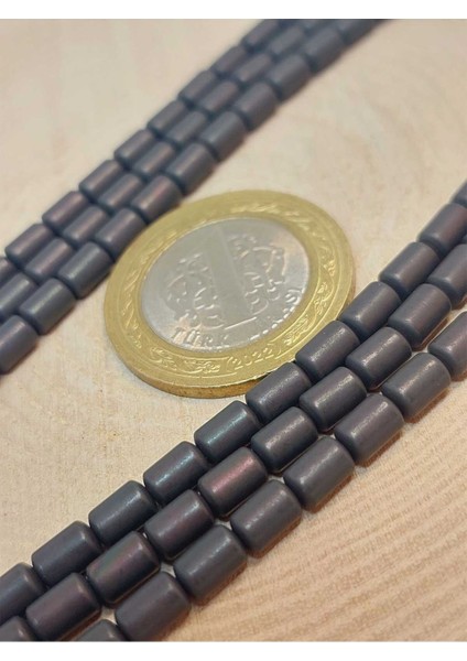 Bileklik Boy Hematit Taşı Yarım Dizi 4*5.5mm (48144) (18CM Uzunluğundadır) fiyatları