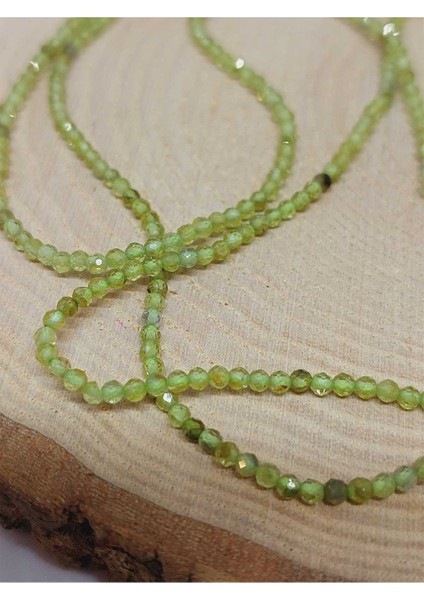 Bileklik Boy Peridot (Zebercet) Taşı Dizi 2*2mm (51124) Yarım Dizi (17CM Uzunluğundadır) modelleri