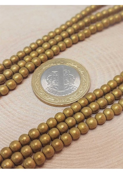 Bileklik Boy Hematit Taşı Yarım Dizi 4mm (48178) (18CM Uzunluğundadır) fiyatları