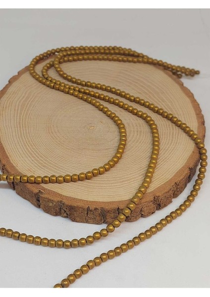 Bileklik Boy Hematit Taşı Yarım Dizi 4mm (48178) (18CM Uzunluğundadır) modelleri