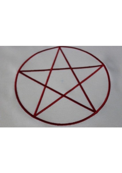 Ters Pentagram Grid Kumaş Üzerine Nakış Işleme - Yeni Versiyon