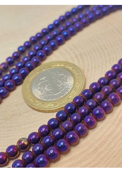 Bileklik Boy Hematit Taşı Yarım Dizi 4mm (48176) (18CM Uzunluğundadır) fiyatları