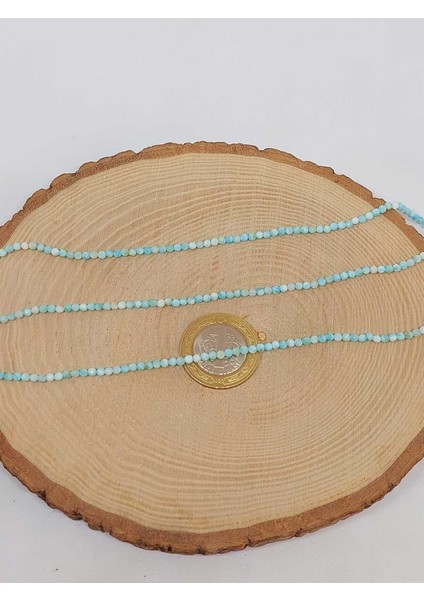 Bileklik Boy Amazonit Taşı Dizi 2.5mm (51194) Yarım Dizi (17CM Uzunluğundadır) fiyatları