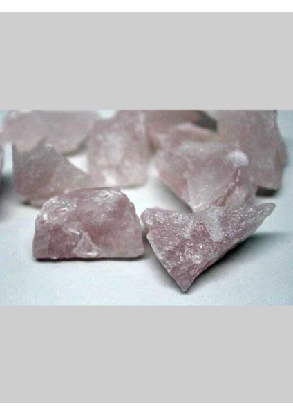 Pembe Kuvars Taşı Ham Parçalar Orta Boy (10-19GR) fiyatları