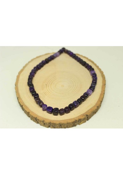 Çeyrek Dizi (9cm Uzunluğundadır!) Akik Taşı Küp Şekilli 7-8mm Aralığı Çeyrek Dizi (24260) fırsatları