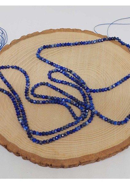 Bileklik Boy Lapis Taşı Dizi 2*3mm (51224) Yarım Dizi (17CM Uzunluğundadır) fırsatları