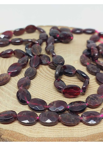 Lal (Garnet)(Granat) Taşı Şekilli Dizi 12*3.5mm (51342) fiyatları