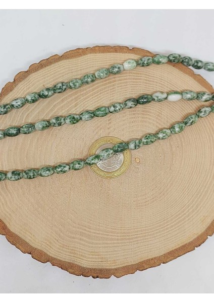 Arpa Kesim Jasper Taşı Dizi 6*8.5mm (51302) fırsatları