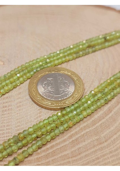 Bileklik Boy Peridot (Zebercet) Taşı Dizi 2.5mm (45922) Yarım Dizi (17CM Uzunluğundadır) modelleri