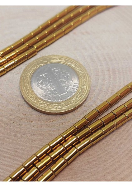 Bileklik Boy Hematit Taşı Dizi 2.5*5mm (49656) Yarım Dizi (17CM Uzunluğundadır) fiyatları