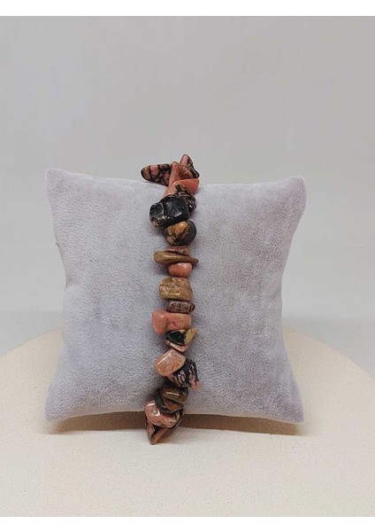 Rodonit Taşı Iri Taşlar Bileklik (52276)