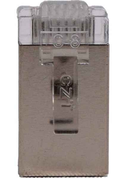 Metal Rj45 Cat5 Jack Konnektör Uç Lan Ethernet 100lu paket