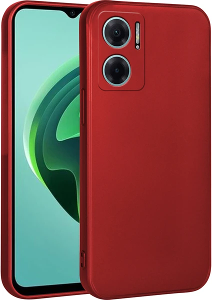 Xiaomi Redmi Note 11E Kılıf Lüx Ince Mat Renkli Pürüzsüz Yumuşak Soft Silikon Telefon Kılıfı