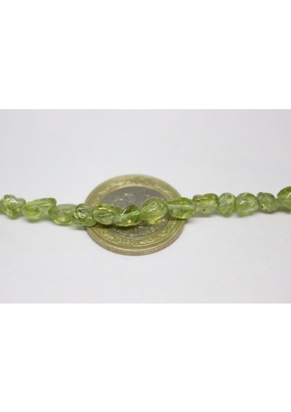 Bileklik Boy Peridot (Zebercet) Taşı Yarım Dizi Doğal Taşlar (18CM Uzunluğundadır) fırsatları