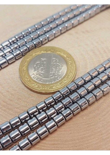 Bileklik Boy Hematit Taşı Yarım Dizi 3.5*3.5mm (48216) (18CM Uzunluğundadır) fiyatları