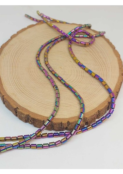 Bileklik Boy Hematit Taşı Yarım Dizi 4*5.5mm (48138) (18CM Uzunluğundadır) modelleri