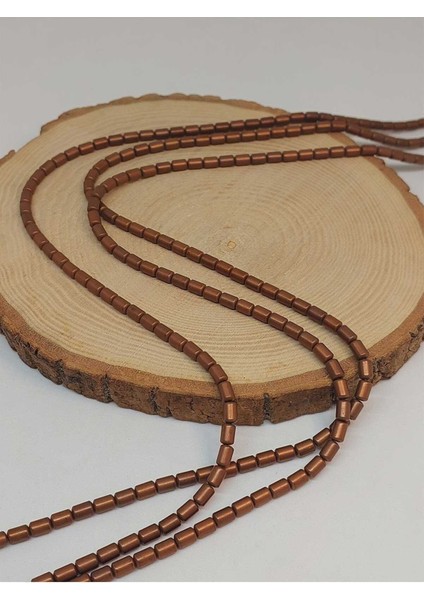 Bileklik Boy Hematit Taşı Yarım Dizi 4*5.5mm (48142) (18CM Uzunluğundadır) modelleri