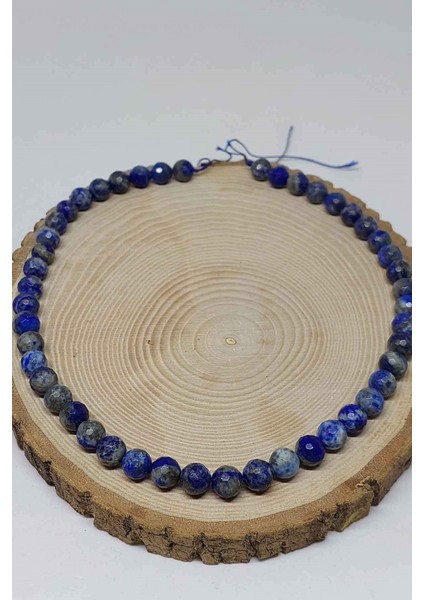 Bileklik Boy Lapis Taşı Faset Kesim Yarım Dizi 8mm (18CM Uzunluğundadır) fiyatları