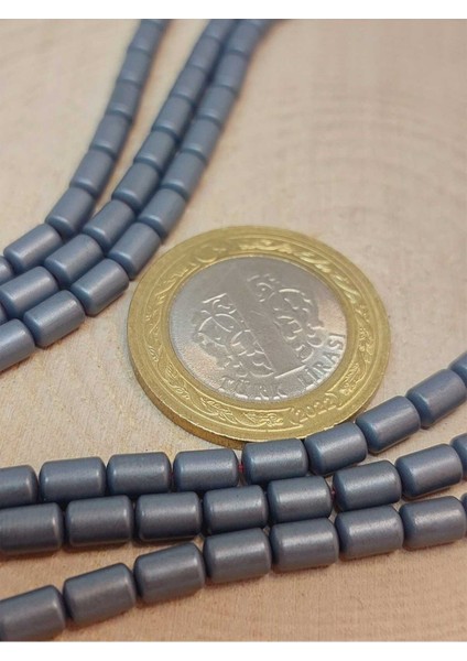 Bileklik Boy Hematit Taşı Yarım Dizi 4*5.5mm (48148) (18CM Uzunluğundadır) fiyatları