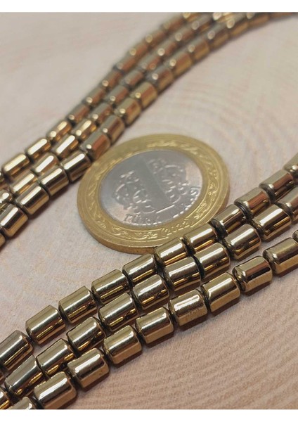 Bileklik Boy Hematit Taşı Yarım Dizi 4*5.5mm (48140) (18CM Uzunluğundadır) fiyatları