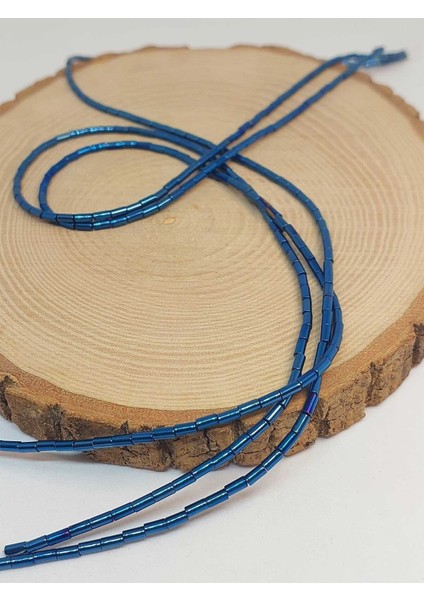 Bileklik Boy Hematit Taşı Yarım Dizi 2*4mm (48154) (18CM Uzunluğundadır) modelleri