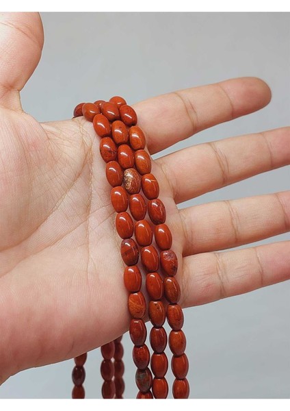 Jasper Taşı Arpa Kesim Dizi 6*8.5mm 49988