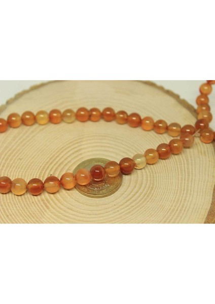 Çeyrek Dizi (9cm Uzunluğundadır!) Akik Taşı Çeyrek Dizi 8mm (24010) modelleri