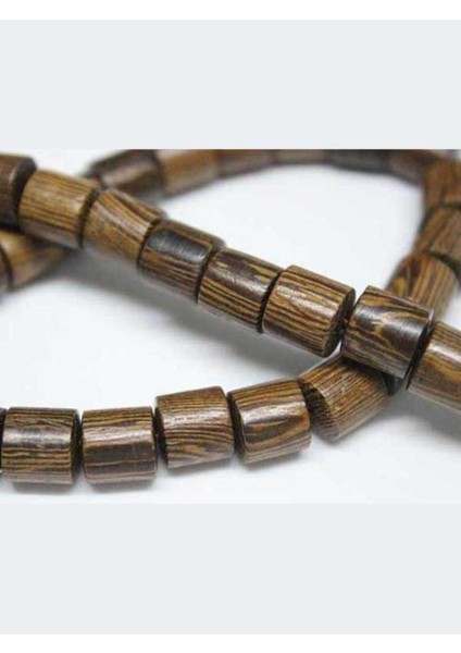 Çeyrek Dizi (9cm Uzunluğundadır!) Venge Ağacı Silindir Çeyrek Dizi 8mm