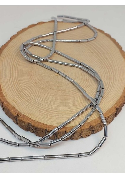 Bileklik Boy Hematit Taşı Dizi 3*9mm (49622) Yarım Dizi (17CM Uzunluğundadır) modelleri